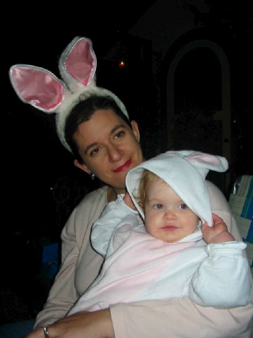 Bethany and Jane as White Rabbits